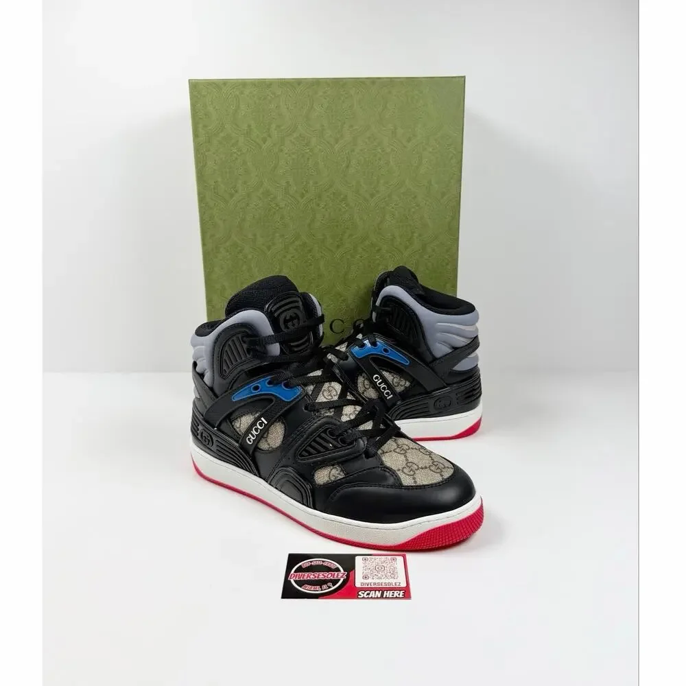 Size 7.5US - Gucci Basket Demetra High Top NEW